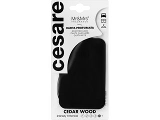 Cesare Black Cedar Wood card parfumat