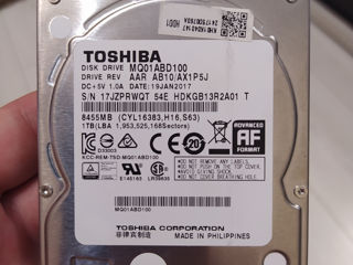 Toshiba MQ01ABD100 1TB 2.5 SATA 2