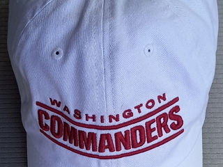 Men's '47 White Washington Commanders Script Clean Up Adjustable Hat foto 2
