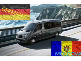 Germania-Moldova-Germania zilnic transport pasageri tur-retur 24/7 Sprinter de 9 locuri/2soferi foto 2