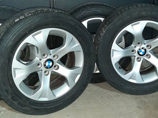 Vînd jante pe anvelope de vară R17 225/55, care au fost la BMW X3, E 83