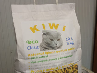 KiWi asternut igienic pisici, 13 lei kg foto 4
