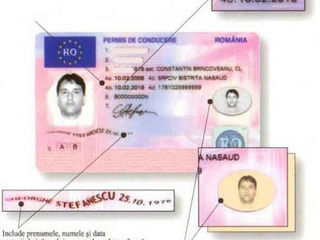 Buletin Roman, permis, pasaport. urgent. ieftin. foto 3