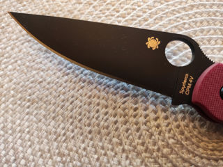 Spyderco military exclusive CPM-4V.  C36GPRD4VBK  Лимитированное издание, выпущено 600 шт foto 6