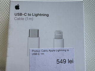 Vând cablu USB-C to lightning