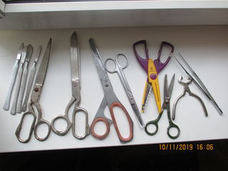 Карандаши, ручки, перья прошлых лет,,ножницы зигзаг, foto 6