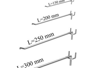 Cîrlige pentru panou perforat și plase / Крючки для перфорации и для сеток foto 3