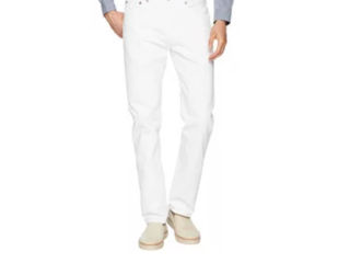 Мужские оригинальные белые джинсы Levis 501 Original Fit