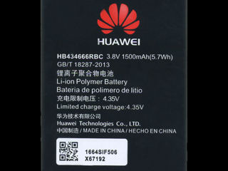 Аккумулятор новый оригинальный для всех портативных роутеров Huawei, "HB434666RBC" 1500 mAh - 200лей фото 3