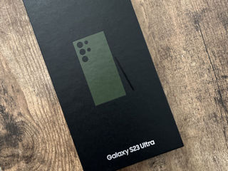 Samsung Galaxy S23 Ultra 5G 256Gb DualSim - 880 €. (Green). Гарантия!  Запечатан. Sigilat.