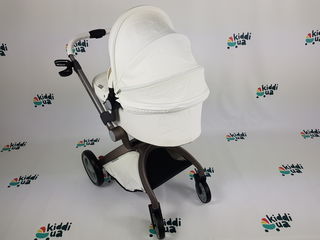Популярная и красивая коляска  Hot Mom 2в1 белая еко кожа аналог mima xari foto 9