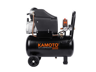 Масляные компрессора Kamoto AC2024/AC2050/AC3050/AC30100 и Безмасляные компрессора AC1024F/AC1550F