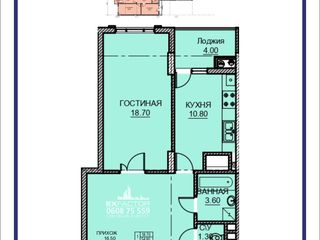 Apartament cu 1 cameră, 45 m², Buiucani, Chișinău, Chișinău mun. foto 17