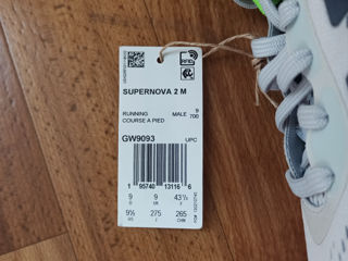Кроссовки Adidas Supernova 2м  на Boost  –  размер 41,5 - 42 (американский размер US 9,5) Размер по foto 9