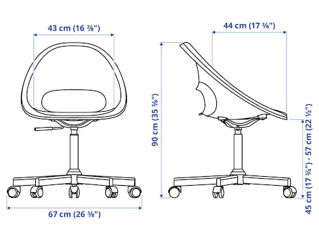 Scaune rotativ-birou pentru copii Loberget/Malscar - IKEA, scaun birou copii Orfjall, Oferta zilei!! foto 6