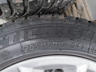 Jante cu anvelope iarna 205/55 R16, BMW foto 2