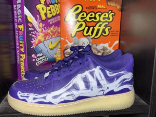 Nike Air Force Purple Skeletal Foot foto 2