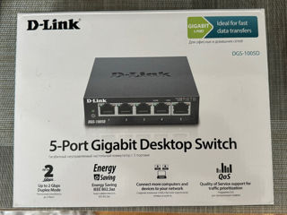 D-link 5-ports gigabit easy desktop switch