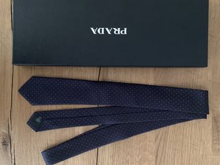 Prada галстук новый 100% шелк foto 8