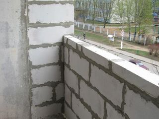 Кладка и расширение балконов 143-серии, ремонт балконов, остекление балконов, балкон в Хрущевку! foto 3