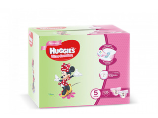 Huggies Scutece Ultra Comfort Disney Box Pentru Fetite 5, 12-22 Kg, 105 Buc. foto 1