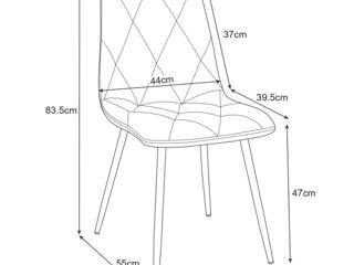 Scaun pentru cafenea cu design minimalist la preț accesibil foto 5