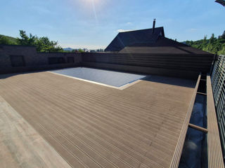Decking sistem de pavare pentru terase si piscine террасная доска древесно-полимерный композит foto 6