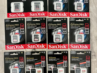 SanDisk 128GB Extreme PRO CFexpress Card Type B / SanDisk Extreme UHS-I microSDXC. Original!