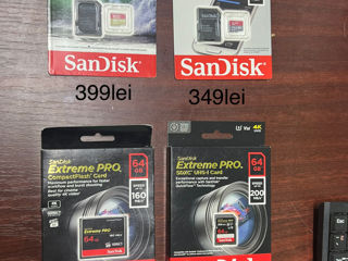 Cartela de Memorie Sandisk Extreme Pro Card SDXC UHS-I 64GB V30 633x foto 7