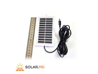 Panou solar policristalin 2W 5V Micro USB foto 2