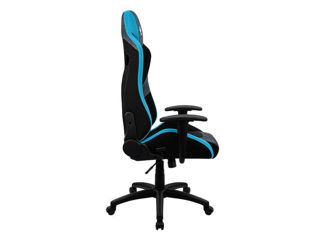 Gaming Chair Aerocool Count Steel Blue, User Max Load Up To 150Kg / Height 165-180Cm foto 3