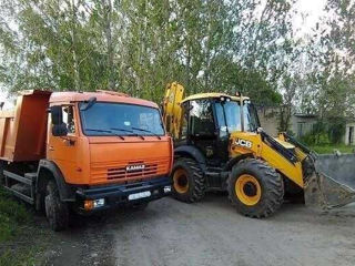 Servicii excavator incarcator buldozer lucrări de demolare constructii terasament excavare nivelare foto 1