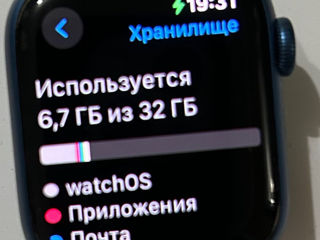 Vând 2 ceasuri Apple Watch seria 7, 41 mm în stare perfectă foto 4