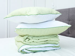 Набор из одеяла и подушки Dormeo Vitality Bamboo 140×200 см foto 2