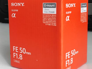 Sony FE 50mm F1.8, Nou Sigilat! foto 1
