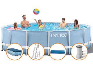 Каркасный бассейн intex 457х122 фото