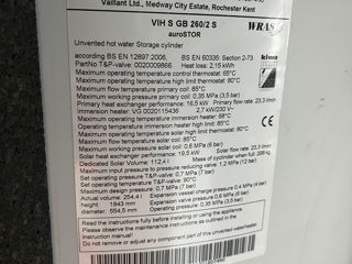 Vind Boler Vaillant 250l-inox foto 2