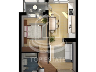 Apartament cu 1 cameră, 46 m², Centru, Criuleni foto 4