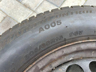 5x112 R16 205/60 Bridgestone 1 buc. foto 4