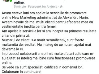 Servicii de promovare online cu rezultat Garantat. Promovare in Facebook, Instagram, Google foto 3