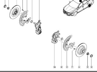 Poliuretan bucse.md, Bucșă OE 55 04 585 63R Сайлентблок цапфы Renault Talisman , Samsung SM6 foto 4