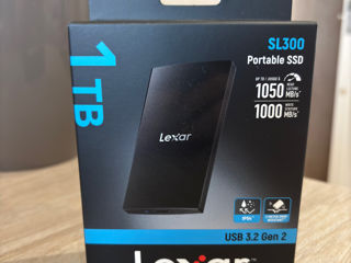 SSD Portabil Lexar de 1TB SL300 USB 3.2 Gen 2