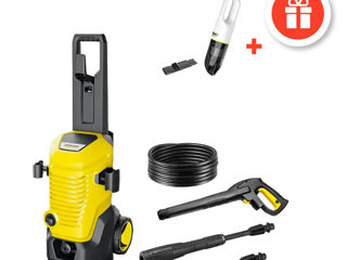 Mini-mașină de spălat cu presiune Karcher K 5 WCM + Aspirator Manual CVH 2 foto 2