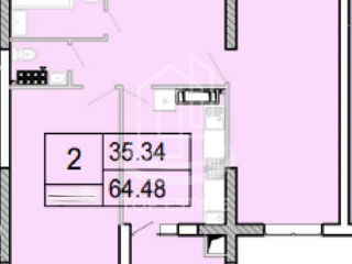 2-х комнатная квартира, 65 м², Центр, Гидигич, Кишинёв мун. фото 4