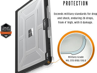Uag armor gear case для microsoft surface book 1/2/3 foto 7