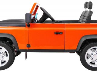 Electromobil puternic pentru copii Land Rover Defender 4x4 foto 8