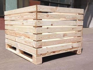 Containere din lemn pentru mere ( legume si fructe) foto 2