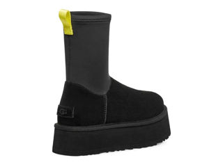 Ugg australia ausa dipper boot platform black угги овечья шерсть платформа замшевые размер 39 (25см)