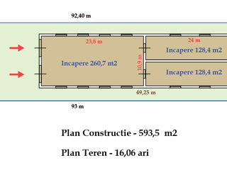 Constructie 593 m2, 16 ari pamint - fabrica de mobila, frigidere foto 9