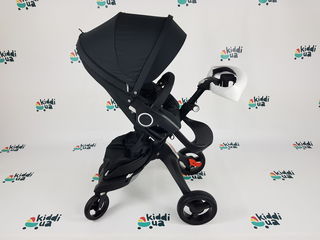 Продам новую детскую коляску Dsland v4 2в1 черная аналог stokke foto 1